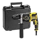 STANLEY FATMAX FMEH850K-QS - Taladro percutor con cable 850W, 54.400 ipm, incluye maletín