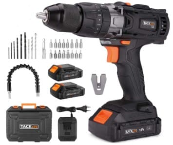 Taladro Atornillador 18 V, TACKLIFE Taladro Percutor